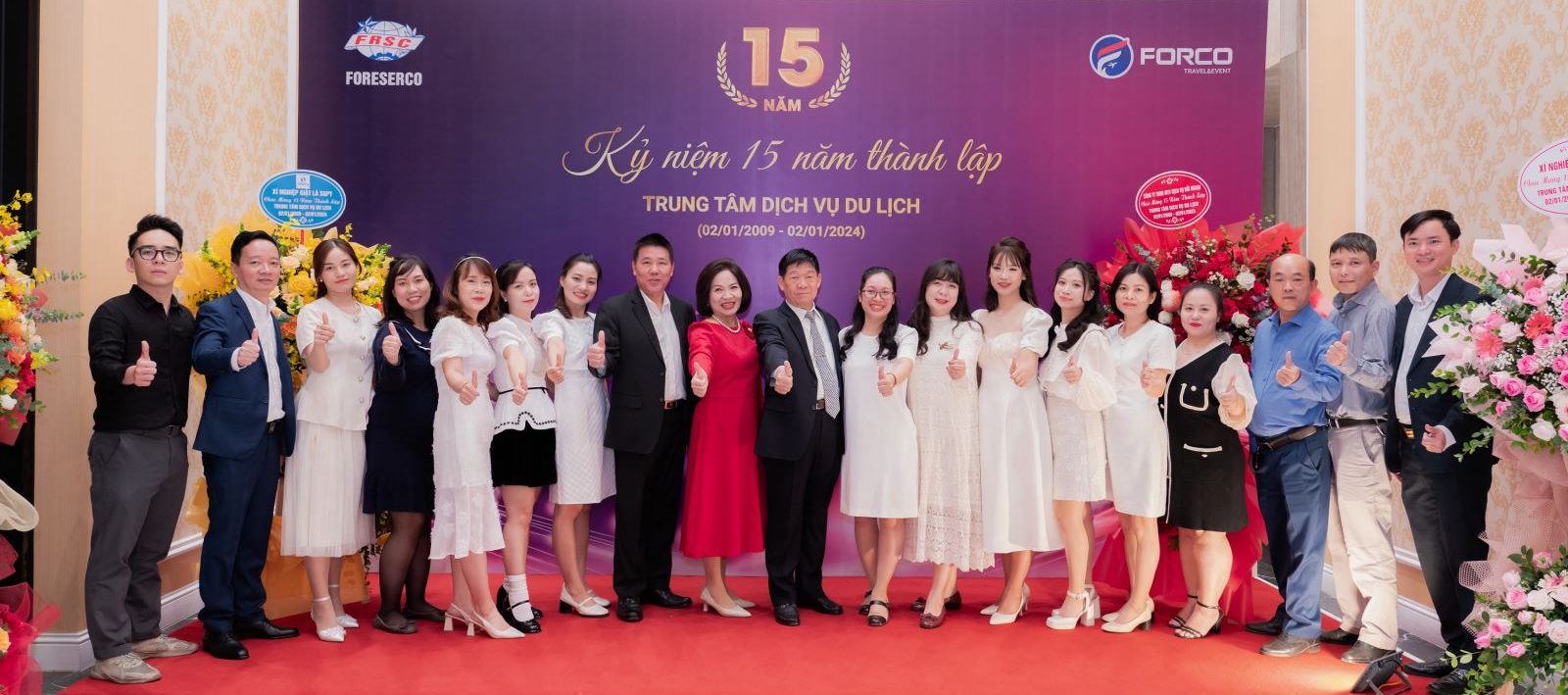 Forco Travel & Event kỷ niệm 15 năm thành lập